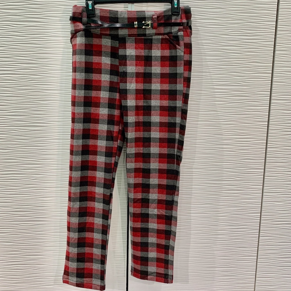 NWT Italian Plaid Pants